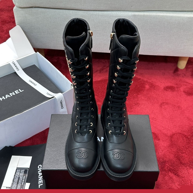 Ch*el leather shoes